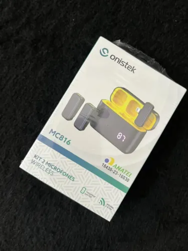 Microfone de Lapela Duplo para USB-C e iPhone - Áudio Profissional