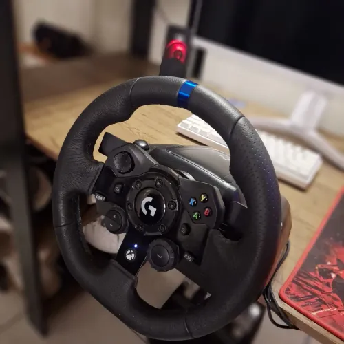 Volante Logitech G 923 + borboleta gridburn