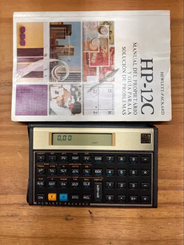 Calculadora HP 12C Gold Original (Usado).