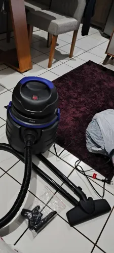 Aspirador De Água E Pó Philco 1500w 20l Pas80 Cor Preto