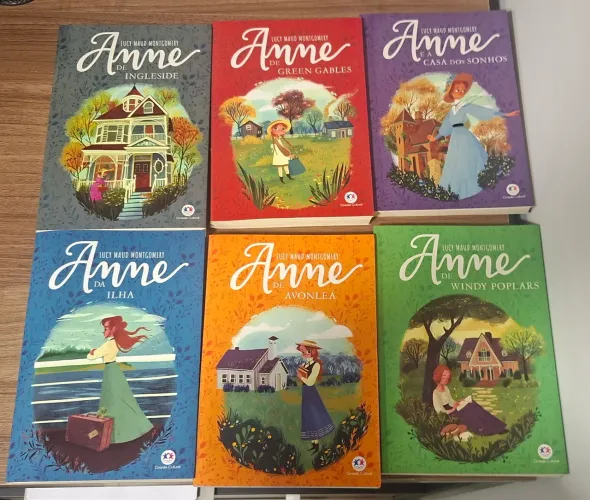 6 Livros Anne de agreen Gables