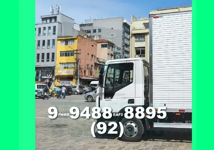 Frete Bau no Compensa, Alvorada, Cidade Nova, Adrianópolis, Ponta Negra, Tarumã e Centro