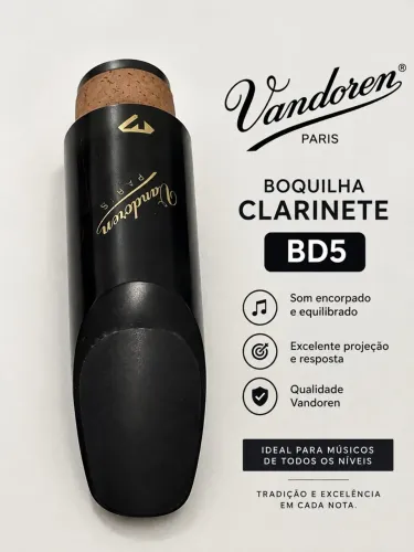 Boquilha Vandoren BD5 Clarinete