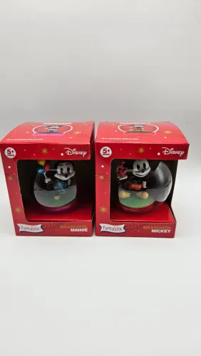 Kit Bolas de Natal Mickey e Minnie