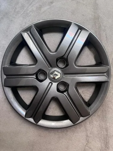 Calota Aro 14 Cinza Chumbo Original Kwid 2022 Em Diante