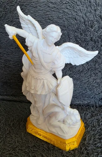 Escultura São Miguel Arcanjo 15cm