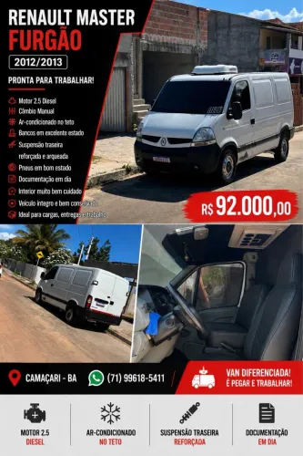 Renault Master 2.5 DCI Furgãotb Curto Diesel 2013