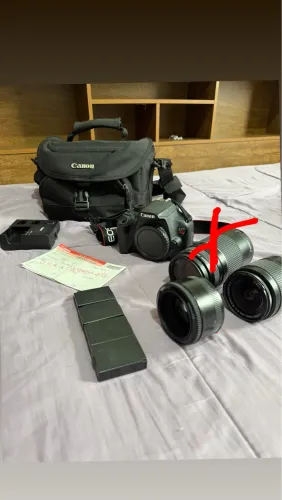 Cânon T5 acompanha lentes 