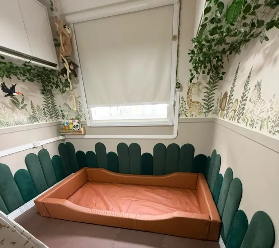 Cama montessoriana de espuma