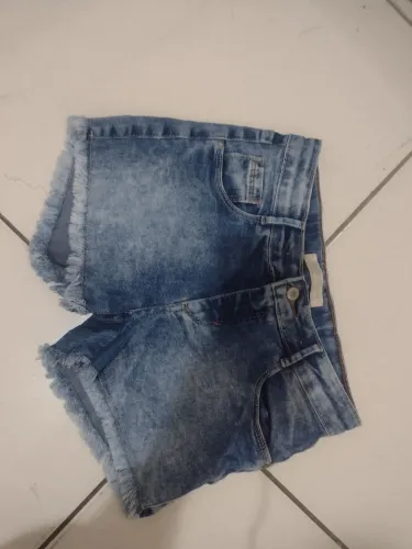 Short jeans infantil 