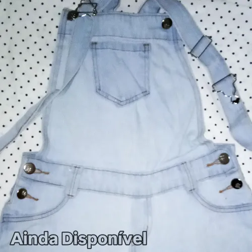 Macacão jeans Longo