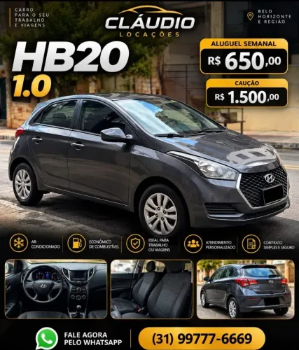 HB20 para locação