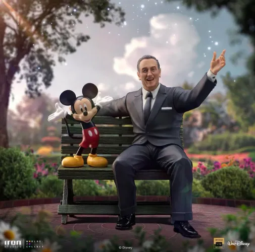 Walt Disney e Mickey Mouse Iron studios