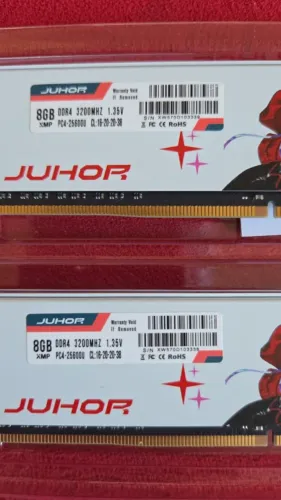 Memória RAM JUHOR DDR4 16GB (2 pentes de 8GB)