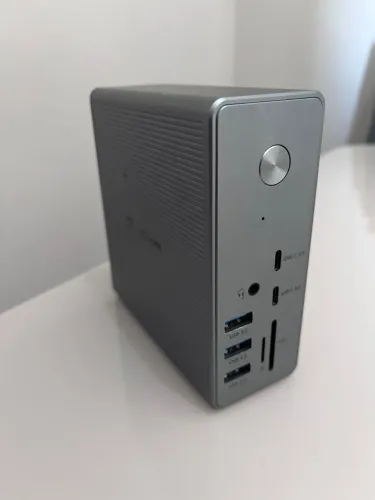 Dock USB-C Profissional 18 em 1 - Até 4 Monitores 4K | Estação Completa para Notebook