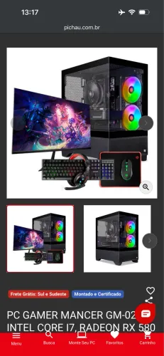 PC GAMER MANCER GM-022, INTEL CORE I7