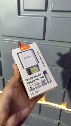 Carregador turbo 20w para iPhone 