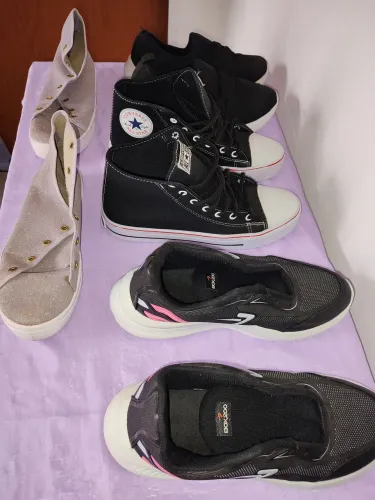 Vendo lote tênis ,vários tênis ( masculino), sapatênis .s,