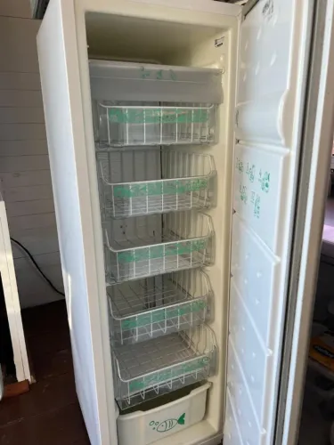 Freezer Vertical Branco - Ótimo Estado, Sem Ferrugem! ?