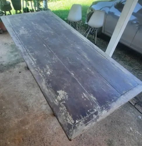 Tampo de mesa rústico - 2,08m x 87cm