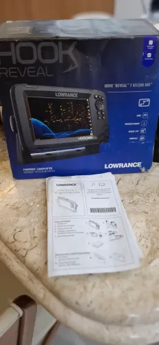 Sonar GPS Lowrance Eagle 7 com tradutor tripleshot HD + Carta Nautica. 