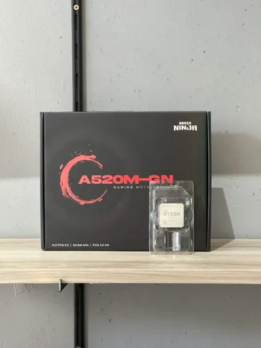 Kit Upgrade AMD - Ryzen 5 5500 + Placa Mãe - SEM memória - Loja FH