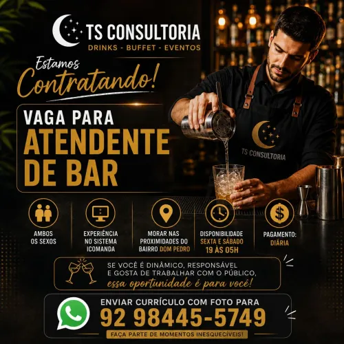 Atendente de bar 