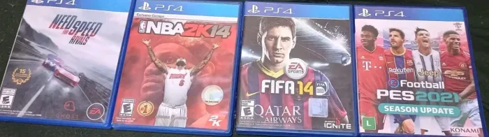 JOGOS PARA PS4 - VALORES NA DESCRIÇÃO.