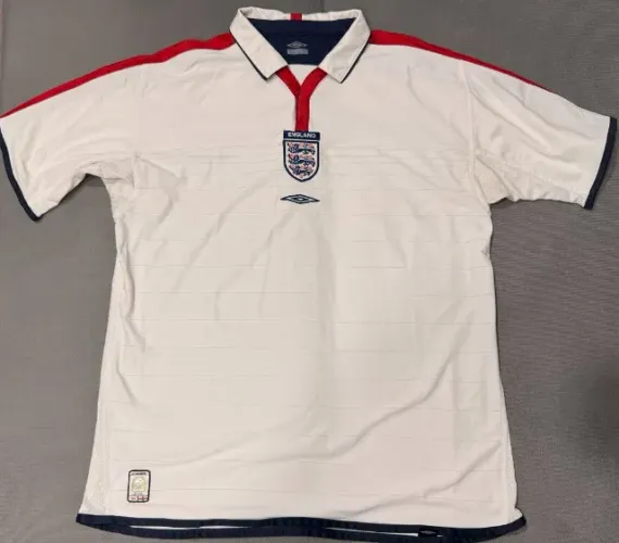 CAMISA DA SELEÇÃO DA INGLATERRA 2003/04 HOME REVERSÍVEL - ORIGINAL