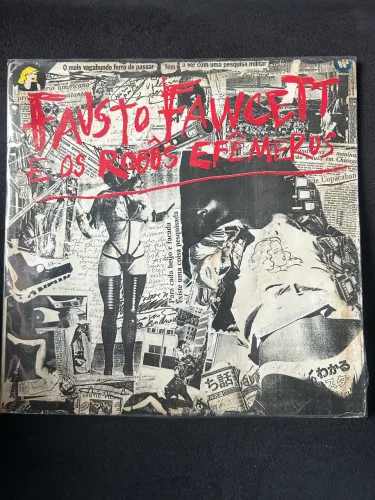 Vinil Lp Fausto Fawcett e os Robôs Efêmeros
