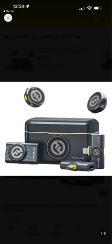 Microfone Hollyland m2 combo