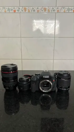 Kit Canon EOS Rebel T6i + 3 Lentes | Excelente Estado