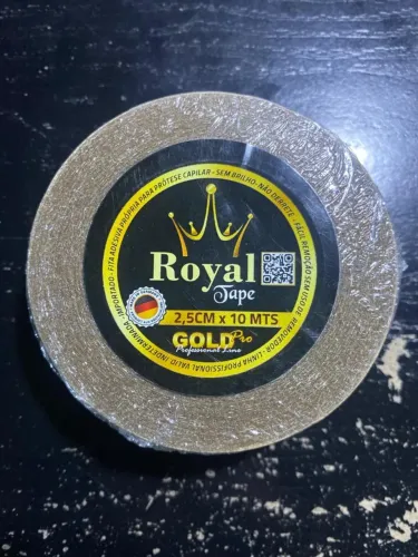 Fita Adesiva Gold 10m x 2,5cm para Prótese Capilar