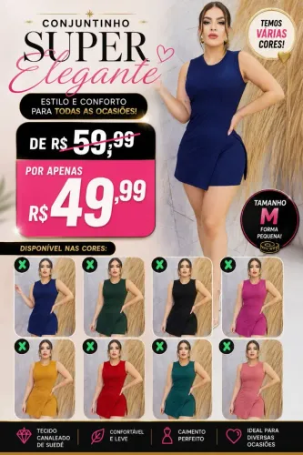 Conjuntinho Elegante Tam M