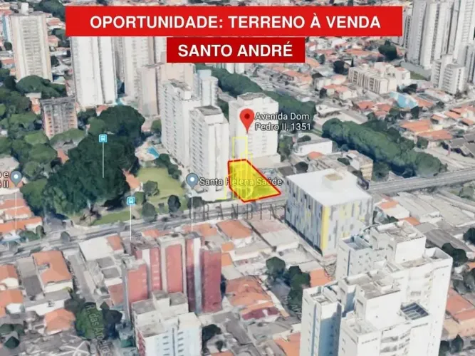 Terreno residencial à venda, Jardim, Santo André.