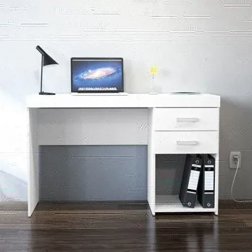 Mesa para escritório com 2 gavetas