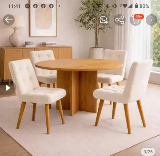 Cadeiras de mesa de jantar