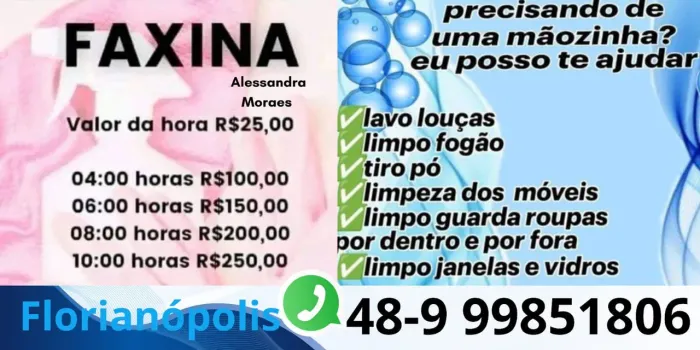 Faço faxina