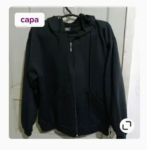 Blusa moletom zíper