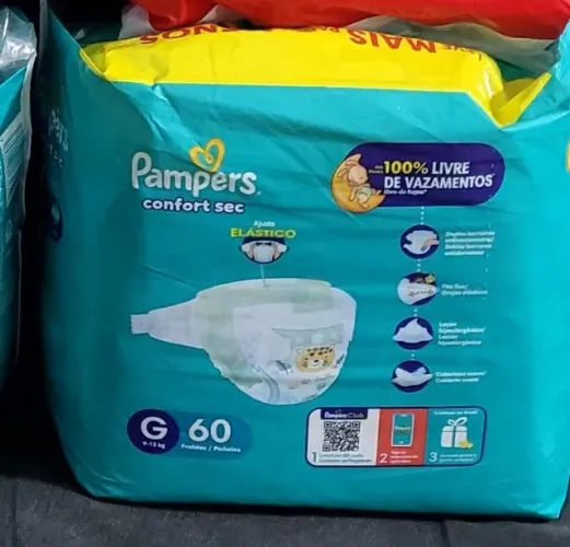 Fralda pampers G