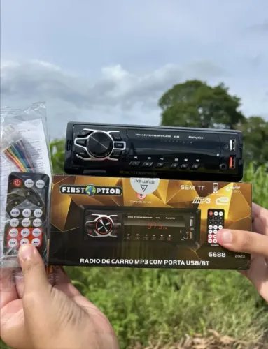 Mp3 Player Rádio Automotivo com Bluetooth 