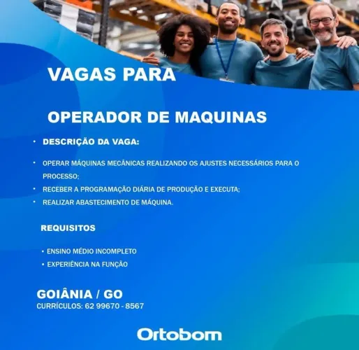 Operador de Máquinas