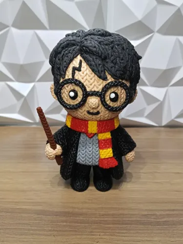 Trio de Harry Potter, Hermione e Ronny em Impressão 3D