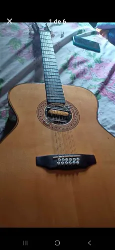 VIOLÃO FENDER profissional, 12 Cordas. Aceito trocas. 