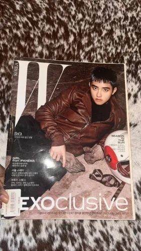 revista exo - W KOREA 2016 EXOCLUSIVE (capa D.O)