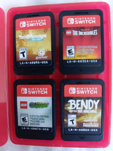 4 Jogos nintendo switch originais