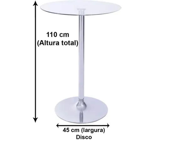 Mesa Bistrô Redonda