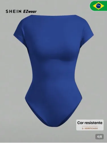 Body azul shein TAM PP