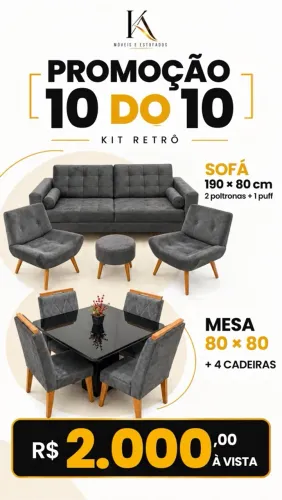Mesa+sofá