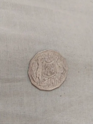 Moeda Austrália 50 cents -elizabeth ll - original muito bem conservada